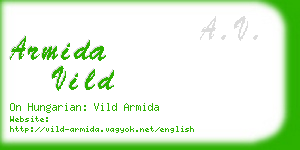 armida vild business card
